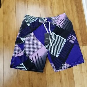 NWT purple swim trunks for men  3XL